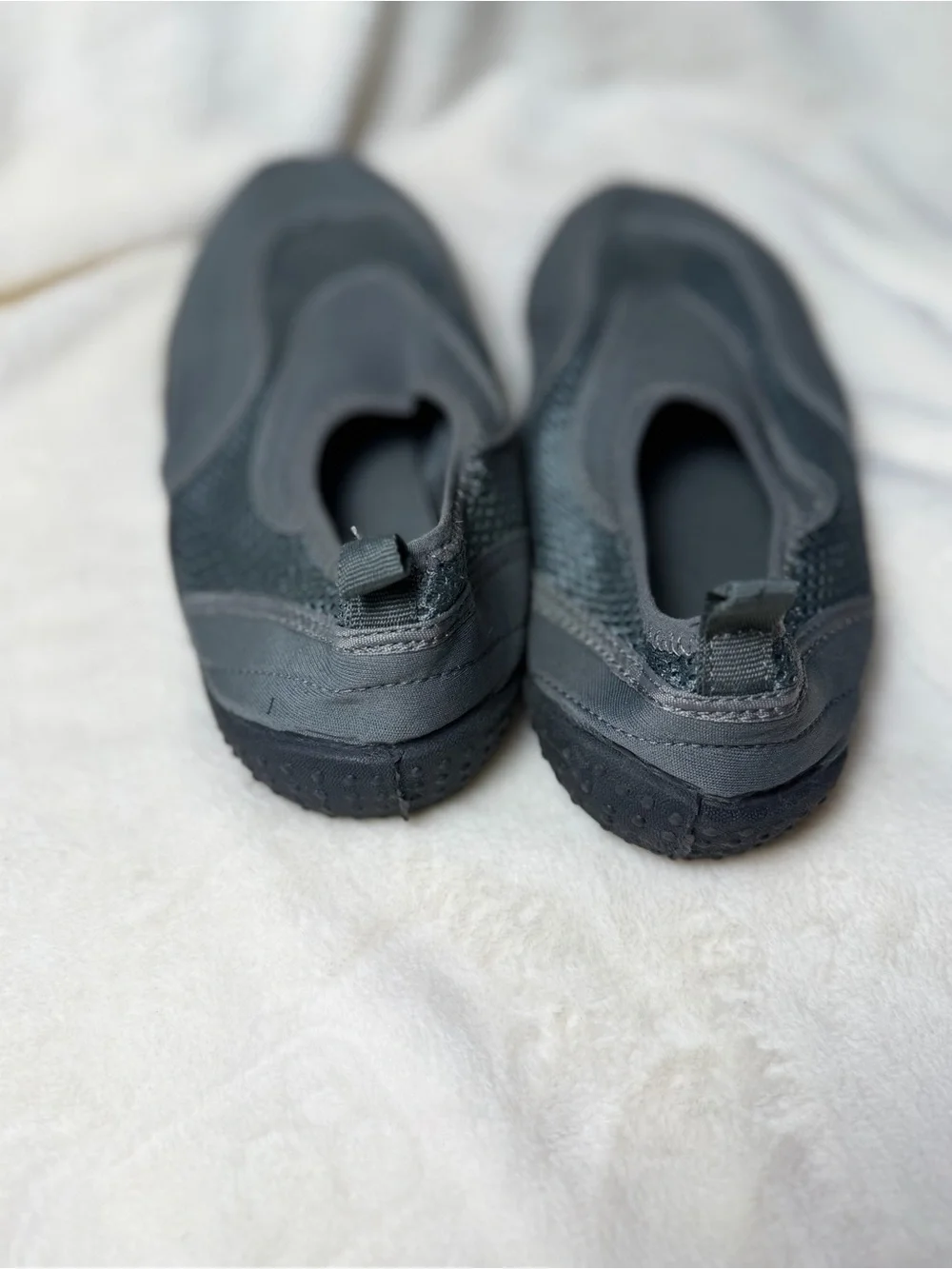 Men's Black Water-Ready Slip On Aqua Shoes